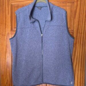 Eddie Bauer Blue Polyester Vest Size 2XL